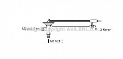 AVA QUALITY COOLING to1684 -  Расширительный клапан, кондиционер